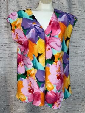LRL Floral Tunic Shirt
